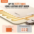 thumbnail image 2 of VEVOR Electric Warming Tray Rollable Food Warming Mat w/ Temp Control for Buffet, 2 of 9