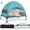 Aqua, variant on Elevated Dog Bed with UV-Proof Canopy, Outdoor Dog Tent with Powerful Adjustable Feet, Portable Pet Cot with Wider Shade, Raised Cooling Bed for Camping, Patio, Beach, Poolside