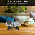 thumbnail image 5 of Acrylic Book Stand for Home Use Suitable for Magazines Recipes and More 1 Set, 5 of 6
