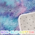 thumbnail image 7 of Rainbow Round Area Rug,4'X4',Fluffy Rugs for Bedroom, Rugs for girls/boys Room,Fuzzy Rugs for Nursery Playroom,Circle Rugs for Kids Baby Room,Shag Carpet Rugs for Reading Nook - Type B(Round), 7 of 7