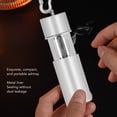 thumbnail image 3 of Portable Mini Ashtray Keychain, Mini Portable Pocket Ashtray Moderate Capacity Exquisite  for Outdoor for  Black,Red,Gold,Pink,Silver, 3 of 7