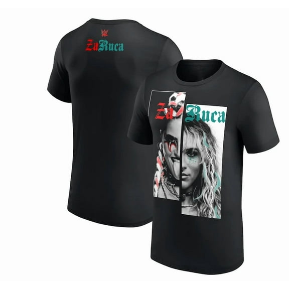 Black ZaRuca T-Shirt, WWE For Fan Shirt