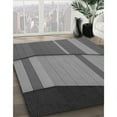 thumbnail image 2 of Ahgly Company Indoor Square Patterned Gray Wolf Gray Area Rugs, 6' Square, 2 of 6