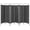 Grey, variant on WYDK 6.2Ft Folding 4-Panel Room Divider Black - 87" Wide Freestanding Foldable Fabric Privacy Screen, Lightweight Portable Partition Wall Divider and Separator for Home Office, Apartment, Studio