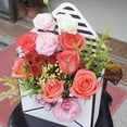 thumbnail image 4 of Miangastore 5pcs Envelop Designed Bouquet Storage Boxes Practical Flower Wrapping Boxes Mixed Style, 4 of 8