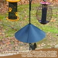 thumbnail image 3 of 1Pc/2Pcs Squirrel Baffle Black Squirrel Plastic Wide Wrap Around Guard Stopper Keep Squirrels Off Bird Feeder Baffle for Bird Feeder Pole Outside Shepherd Hooks Bird House, 3 of 6