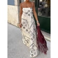 thumbnail image 3 of JYYYBF Women’s Summer Long Dresses Floral Print Sleeveless Spaghetti Strap Flowy Beach Dress, 3 of 8