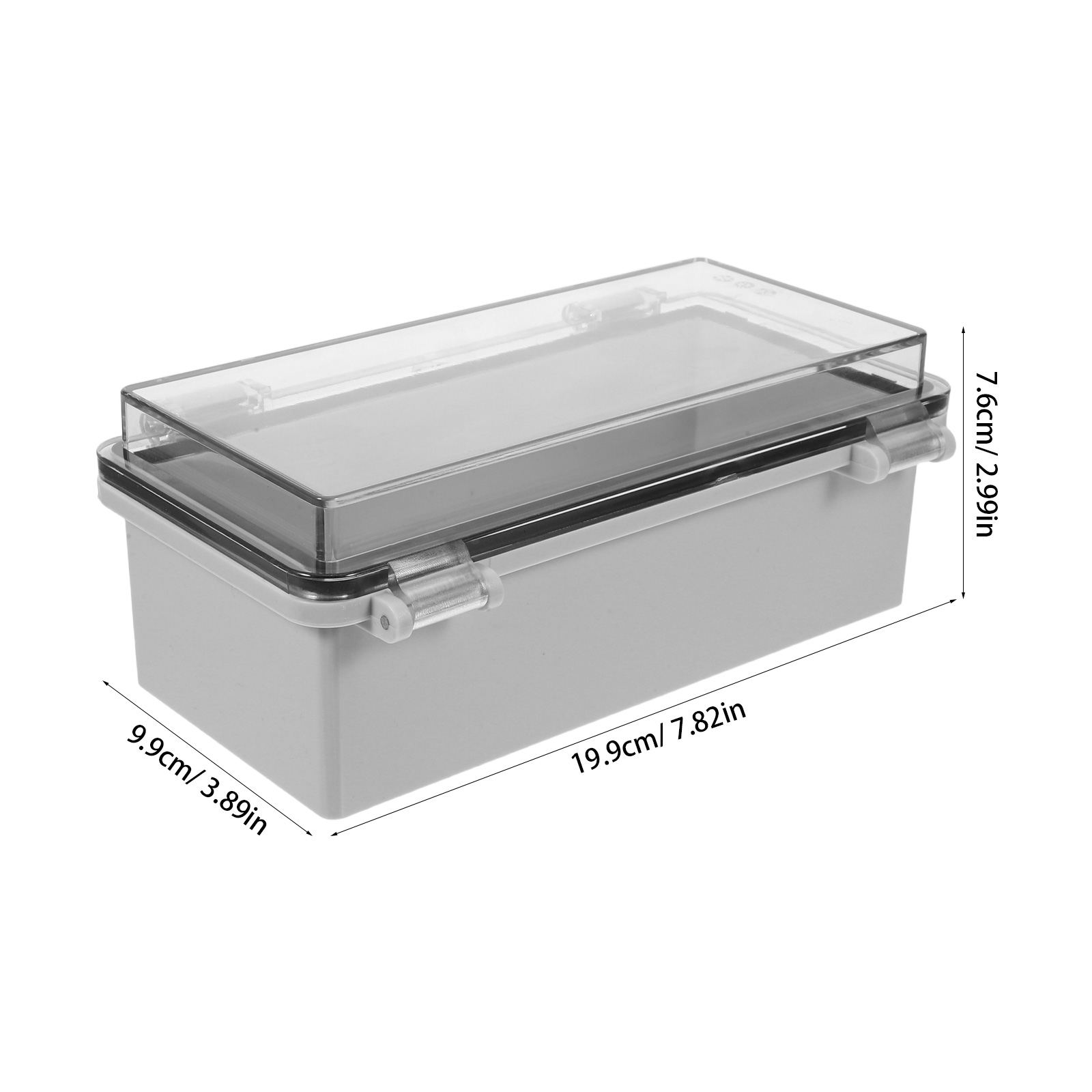 OUNONA Outdoor Plastic Junction Box for Electrical Connections, Multi-Purpose Repair Case, 1 Piece
