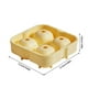 thumbnail image 3 of Bandeja para cubitos de hielo de silicona grado alimenticio | Rejilla de hielo redonda flexible | Tapa incluida | Fácil desmoldeo y antiadherente | Apta para congelador para whisky, cócteles, uso, 3 of 6