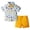 F05 Sky Blue, variant on Kaprioy Boys Summer Outfits Kids Toddler Baby Boy Easter Outfits Set Bunny Print Shirt with Bow Tie and Shorts 2pcs Suit