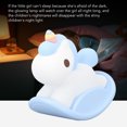 thumbnail image 4 of Luz Nocturna LED de Silicona Unicornio USB Recargable Portátil para Niños Lindo Caballo Bebé LED Animal Luz Nocturna Junto a la Cama con Temporizador para Guardería Dormir ANGGREK  Otros, 4 of 8