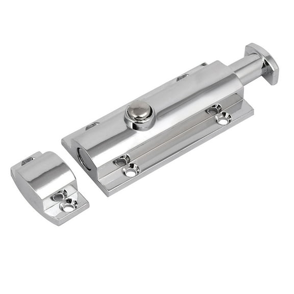 3-inch Length Spring Loaded Security Metal Door Lock Latch Bolt Hasp Stapler