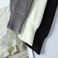 thumbnail image 4 of Blusas y camisas de manga larga con cuello redondo para hombre, suéter de camisa de dos piezas de punto liso con cuello redondo falso para hombre, blusa de poliéster para hombre, 4 of 8