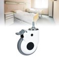 thumbnail image 4 of Premium 5-Inch Heavy-Duty Swivel Caster with Brake - TPR Rubber Wheel for Quiet, Smooth Rolling | 360-Degree Rotation, Floor-Safe Design | Easy Installation on Trolleys/Carts | High Carbon Steel, 4 of 6