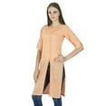 thumbnail image 1 of Haut Kurti en Coton Indien Bollywood Femme Kurta Uni Tunique Ethnique Robe Décontractée, 1 of 3