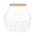 thumbnail image 2 of Abbracc Durable Housewarming Gift Ornament Decorative Geometric Metal Vegetable Rack for White L, 2 of 9