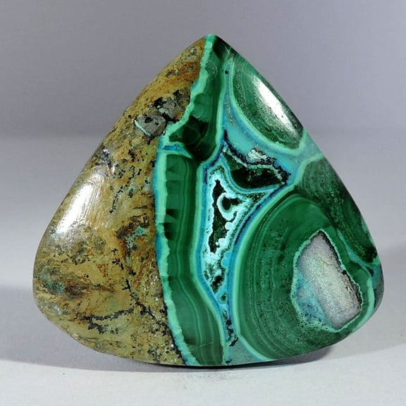 74.60Cts Natural Azurite Malachite Pear Pendant Cabochon Jewelry Gemstone Gift Pendant for Beloved