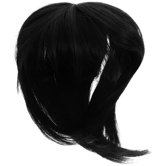 HOMEMAXS  Artificial Clip Ponytail Invisible Wig Middle Aged