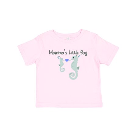 

Inktastic Seahorse (momma s Little Boy) Gift Baby Boy T-Shirt