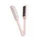 thumbnail image 5 of Peine cepillo de doble cara, peine alisador de pelo, herramienta alisadora de pelo, peine de peluquería profesional portátil suave para salón de casa, 5 of 9