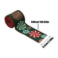 thumbnail image 3 of Christmas Tree Ribbon Decorations,Christmas Ribbon for Tree Wired,Red White Peppermint Candy Cane,Garland,Gifts,Wrapping,Wired Ribbon for Christmas Home Decoration Gift Wrapping Bow Making Wreath, 3 of 9