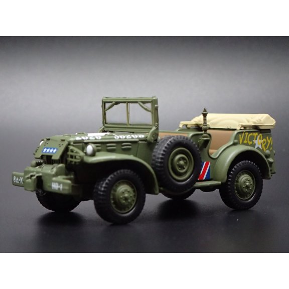 Open Box WWII DODGE WC57 COMMAND CAR ARMY MILITARY V-E DAY 1:64 SCALE DIECAST MODEL CAR