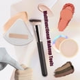 thumbnail image 5 of Makeup Sponge Foundation Brush Set - Marshmallow Puffs and Flat Top Brush, 5 of 5