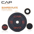 thumbnail image 4 of Disco de peso CAP Barbell Economy Olympic de 25 kg, unidad, 4 of 7