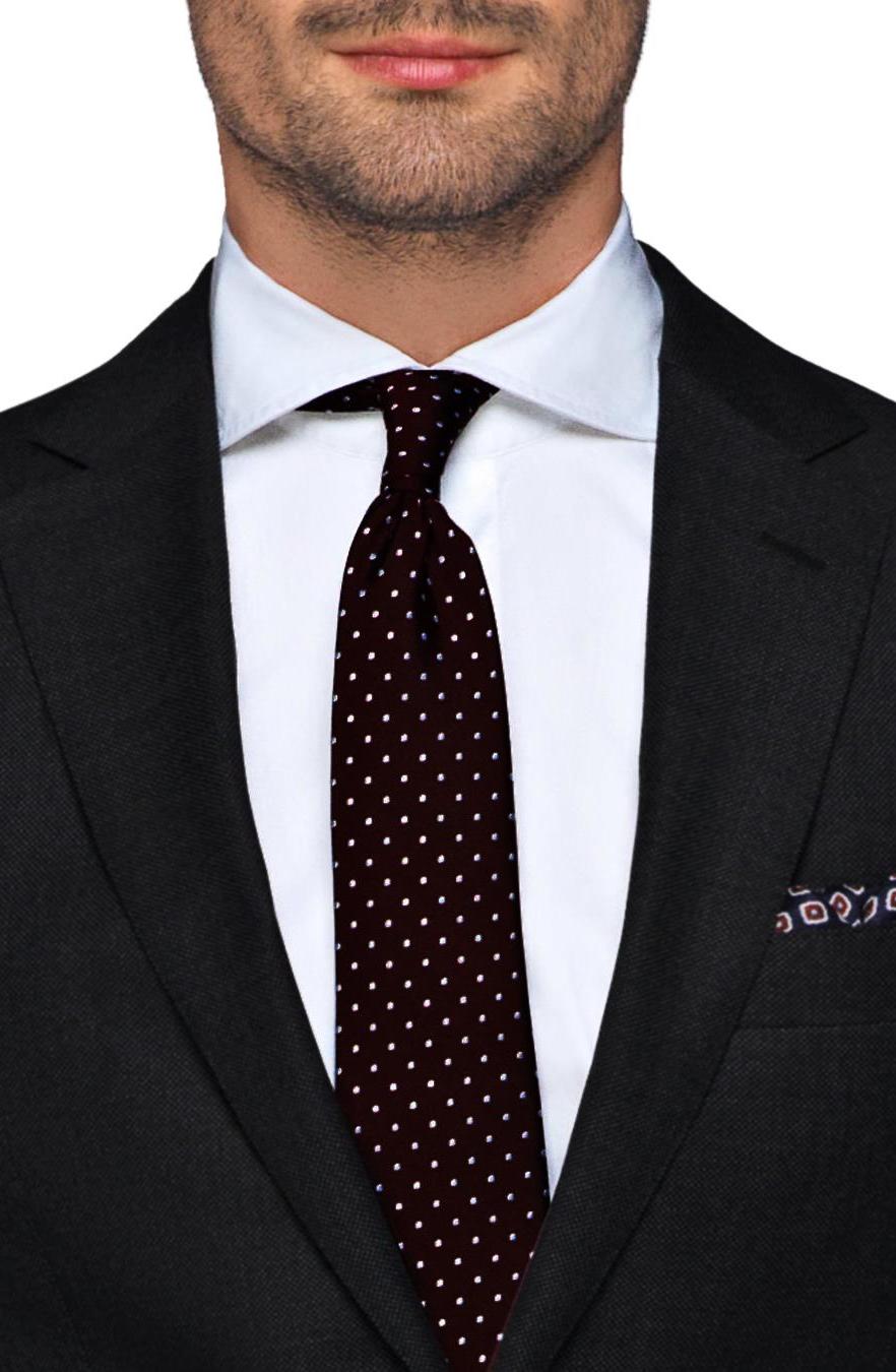 Mens Ticket Pocket 2-piece Black Cotton Modern Fit Suit - Walmart.com