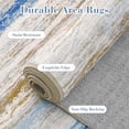 thumbnail image 3 of VUNATE 9'x12' Area Rugs for Living Room Abstract Washable Modern Carpet Non Slip Soft Indoor Throw Rug for Bedroom Dining Room Blue, 3 of 8