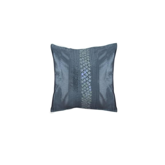 Set Of 5 Light Green Silk Cushion Cover