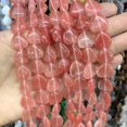 thumbnail image 3 of 10 12 14 16 20 mm Ágatas naturales en forma de corazón, cuarzo, jades, turquesas, hematita, cuentas espaciadoras sueltas para hacer joyas, pulseras DIY, 3 of 5