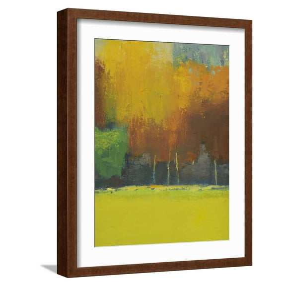 Art.com Juanita IV Giclee Print by Lou Wall, Brown Frame Wall Art, 17" x 21"