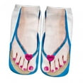 thumbnail image 5 of fenteer 2xManicure Print Flip Flop Socks Casual Fashion Funny Stocking for Christmas Yoga D, 5 of 8