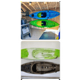 thumbnail image 4 of Garage Indoor Kayak Storage Hook Hanger, Warehouse Storage Kayak Hooks for Canoe Paddle Board, Ladder, 4 of 8