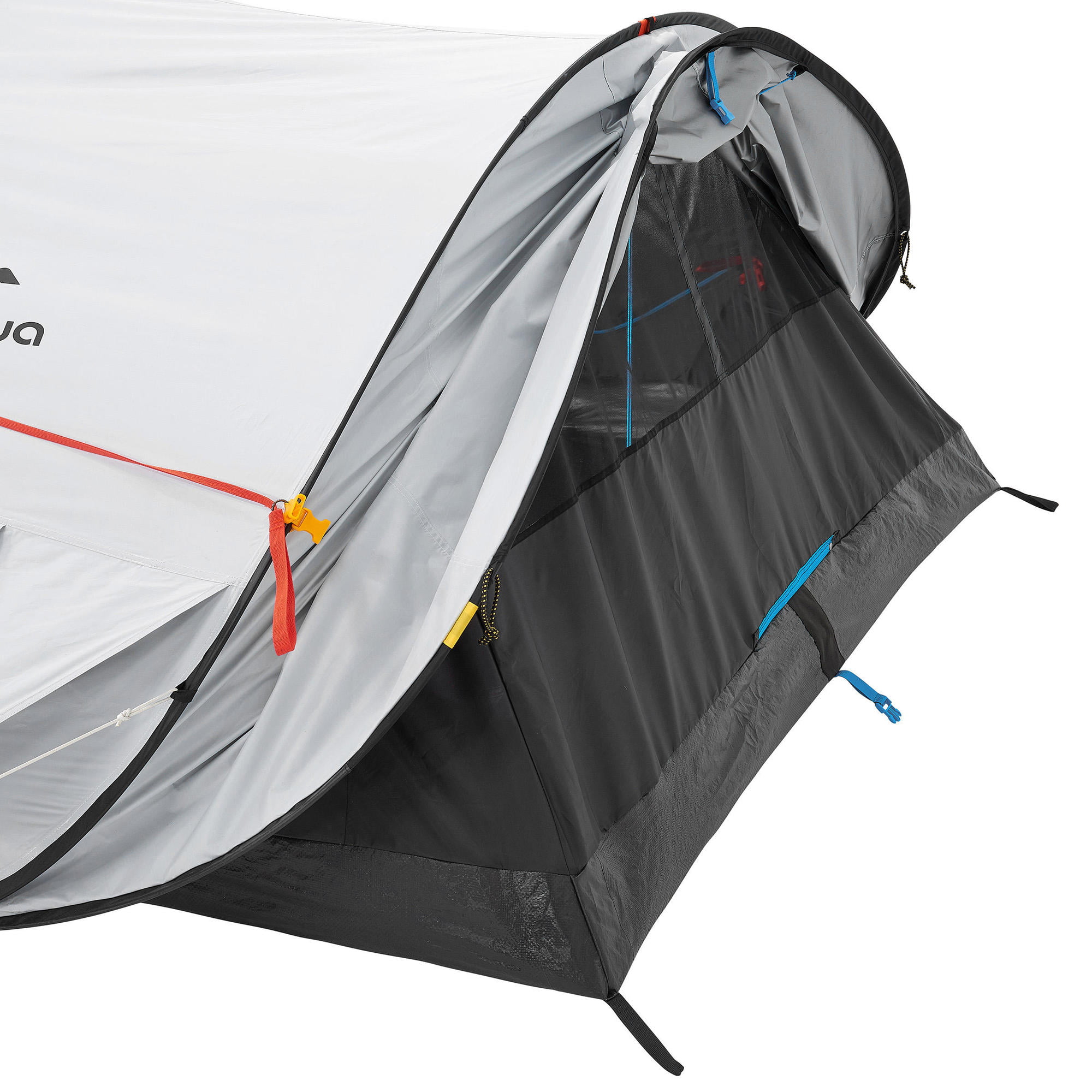 Decathlon - Quechua 2 Second & Black, Instant Pop-Up Tent, Waterproof, White - Walmart.com