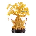 thumbnail image 6 of Wildnix Elegant Artificial Tree with Golden Ingot Design, Auspicious Chinese Coins, Resin and Wood Construction, Ideal Gift for Good Fortune, 6 of 6