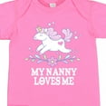 thumbnail image 4 of Inktastic My Nanny Loves Me Girl Unicorn Girls Baby Bodysuit, 4 of 5
