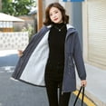 thumbnail image 2 of Fesfesfes Women Flannel Coat Comfy Stylish Fashion Long Sleeve Sweater Casual Long Cardigan Tops, 2 of 5
