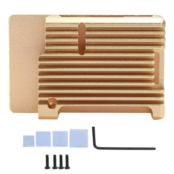 Caja de protección para Raspberry Pi3 Modelo 2b/3b, carcasa de aleación de aluminio con disipación de calor.