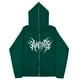 thumbnail image 1 of Sudaderas oscuras europeas y americanas para hombre y mujer, sudaderas con capucha góticas para parejas, sudaderas de Cremallera larga de talla grande Harajuku 2023, 1 of 4