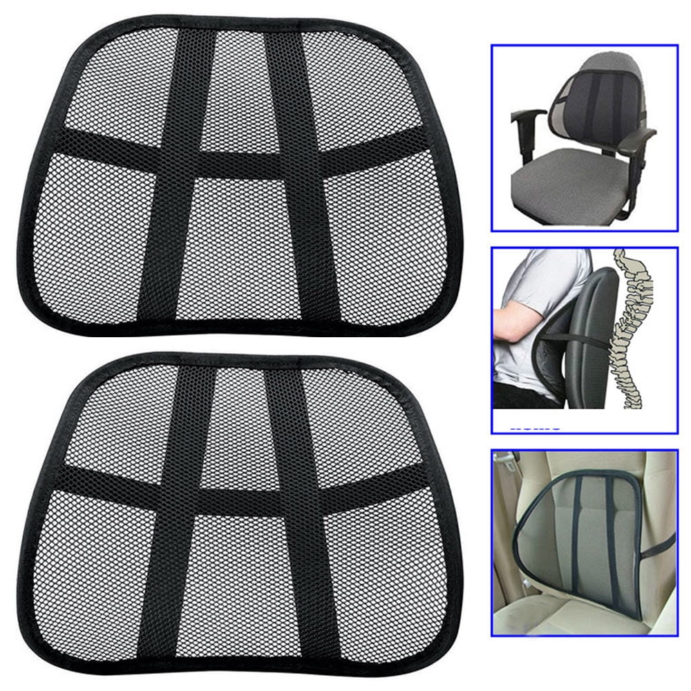 Mesh Back Support for Auto Car Home Office Chair Seat Lumbar Support 