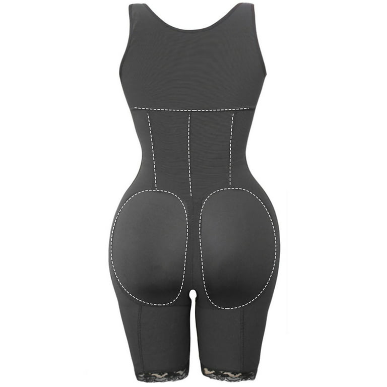 LowProfile Shapewear for Women Tummy Control Bodysuit Plus Size Full Faja  Colombianas Waist Trainer Compression Garments Body Shaper Beige 4XL