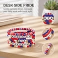 thumbnail image 4 of Tumao 4th of July Accessories USA Patriotic Bracelets for Women Mens USA Red Blue White Beads Stretch Bracelet Set Patriotic 4th of July Independence Day, 4 of 7