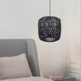 thumbnail image 3 of thinsony Pendant Lamp Shade Ceiling Light Shade only lampshade dining Handwoven Retro Style for Dining Room, 3 of 9