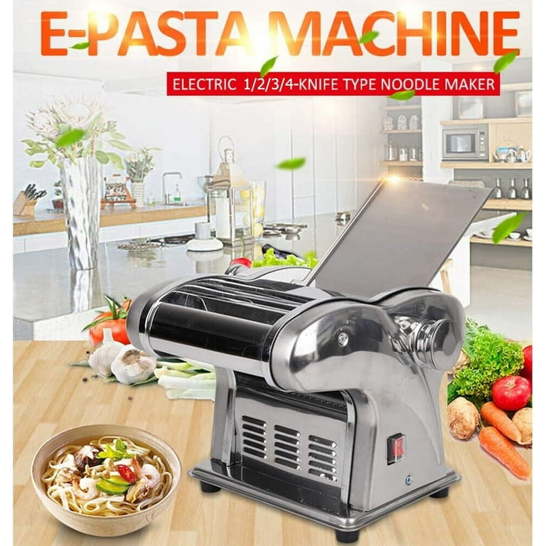 750W Electric Stainless Steel Noodle Machine Commercial Household Small and  Medium Desktop Pressing Machine Pasta Machine - AliExpress