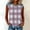 #0372-Pink, variant on Uootdi Women's Waffle Knit Tops Crew Neck Denim Trim Ombre Pattern Sleeveless Blouses Stylish Lightweight Relaxed Tops Gift