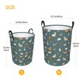 thumbnail image 3 of Honeii Farm Animal Print Laundry Hamper Basket,Baby Nursery Woven Storage Basket for Toys Bin,Pillows,Blankets,Clothes-, 3 of 6