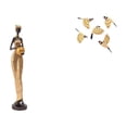 thumbnail image 1 of Estatuas de mujeres,Estatuas y esculturas africanas Tienda de estatuas de mujeres,Figuras africanas de mujeres Figuras coleccionables,Arte de pared de pájaros de madera,Pájaros de madera para, 1 of 8