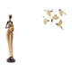 thumbnail image 1 of Estatuas de mujeres,Estatuas y esculturas africanas Tienda de estatuas de mujeres,Figuras africanas de mujeres Figuras coleccionables,Arte de pared de pájaros de madera,Pájaros de madera para, 1 of 8